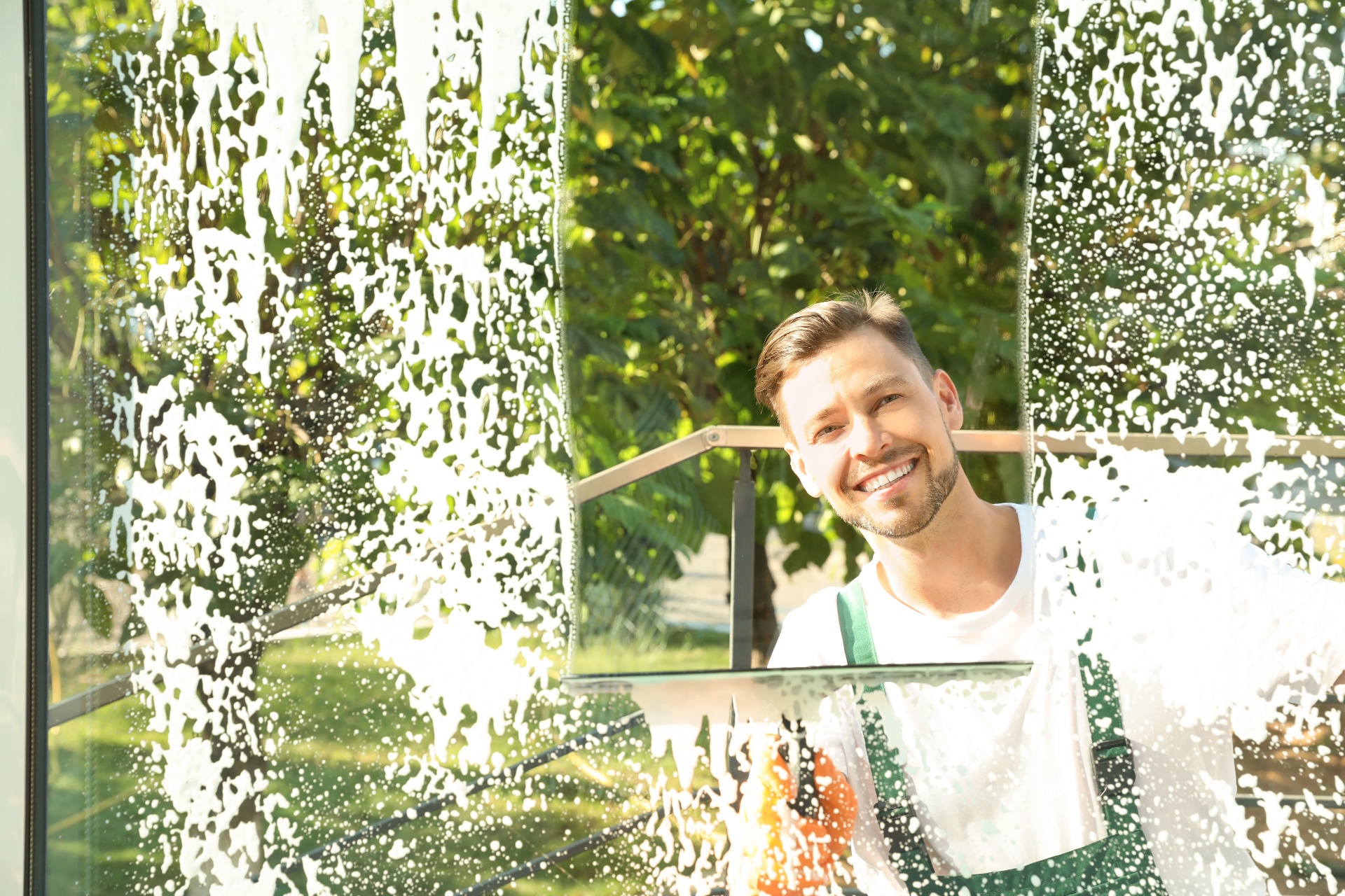 Streak-Free Finish window cleaning